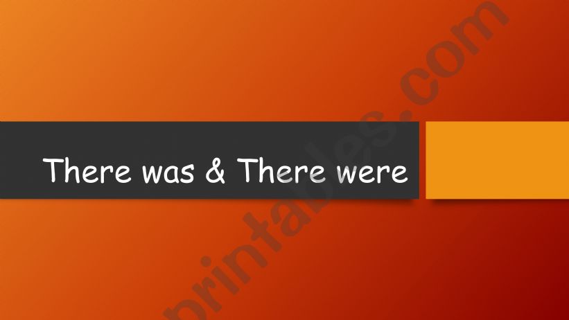 There was There were powerpoint