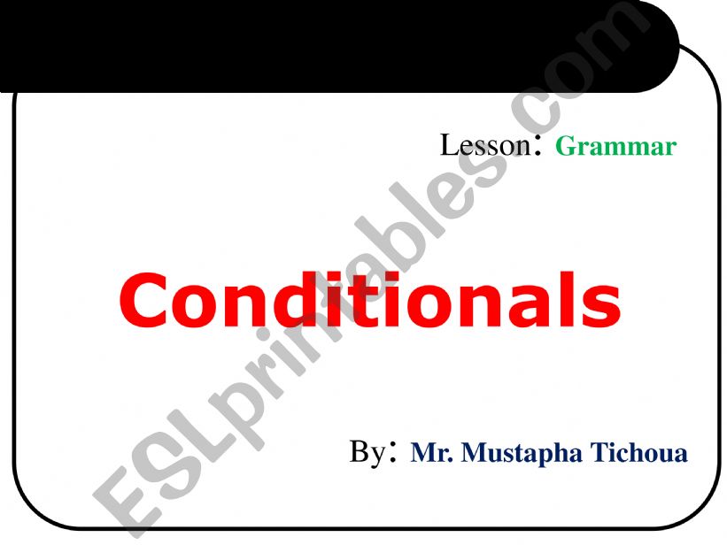 conditionals powerpoint