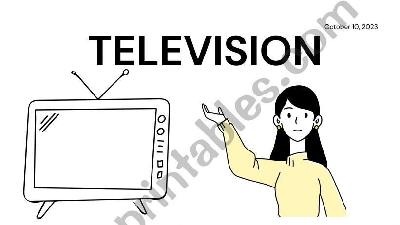 television powerpoint