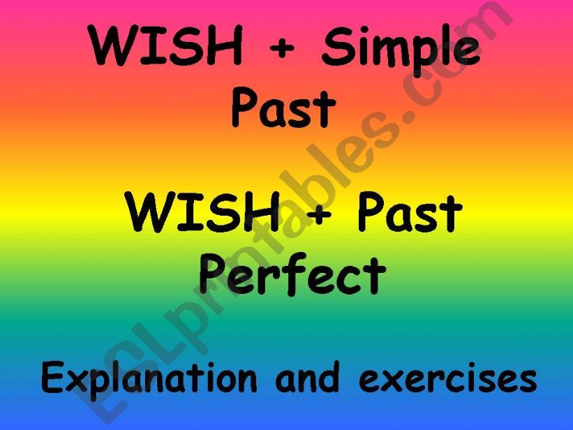 WISH   (1 of 3) powerpoint