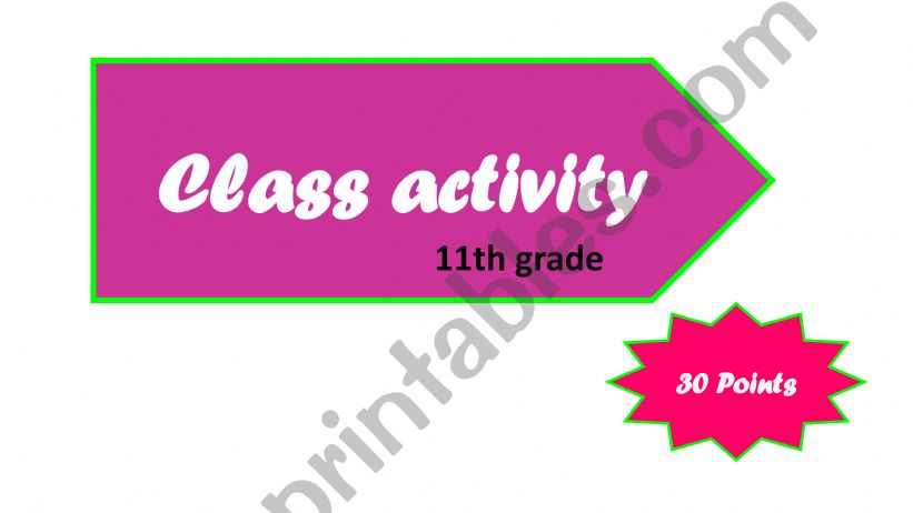Class activity , PRESENT PERFECT VS PAST SIMPLE