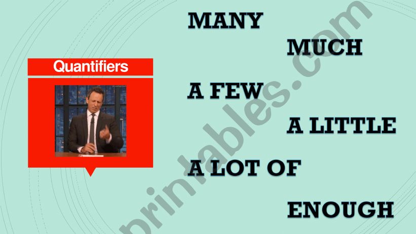Quantifiers - Complete the Sentences