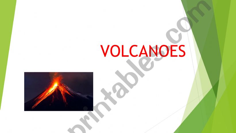 VOLCANOES powerpoint