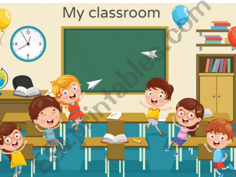 Classroom objects powerpoint