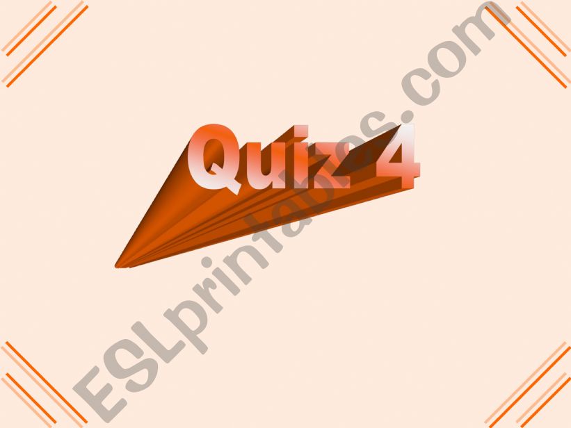 Quiz 4 General knowledge powerpoint