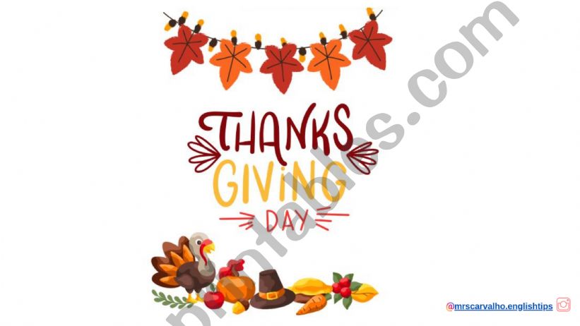 Thanksgiving History - Video Class