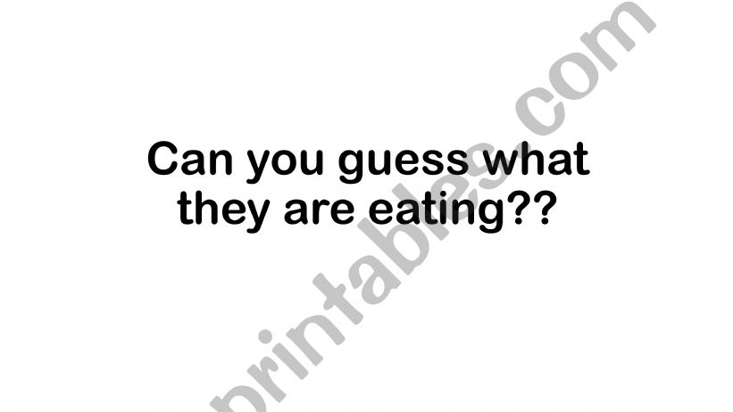 Can you guess what they are eating?