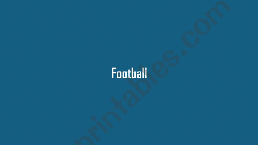Football powerpoint