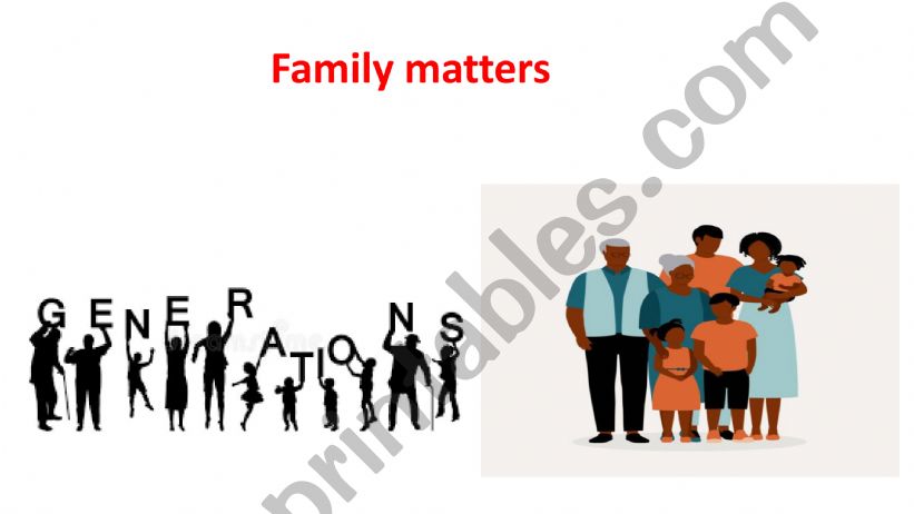 lesson  family matters powerpoint