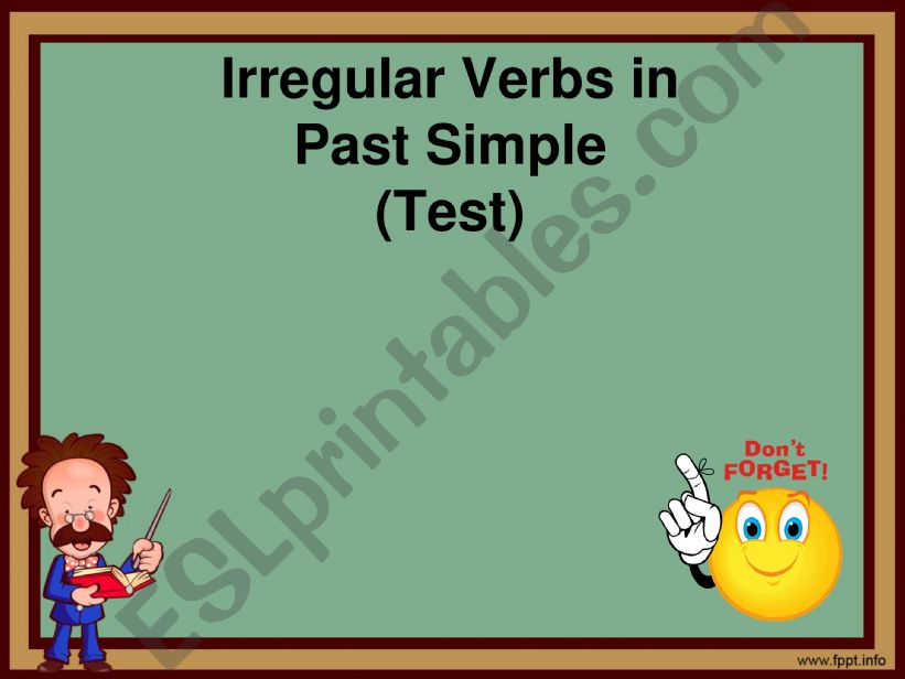 Irregular worbs PPT powerpoint