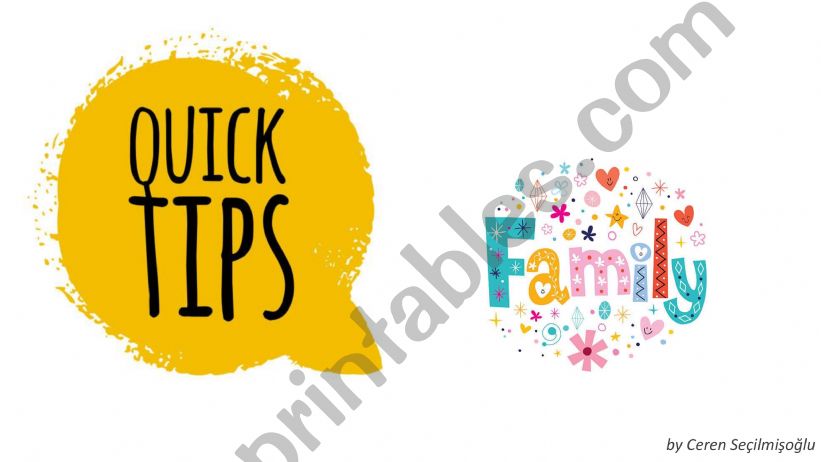Possessive �s & Family Tree powerpoint