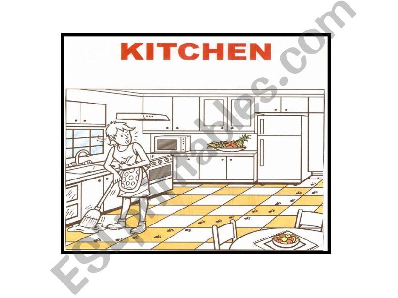 flash Card-Kitchen powerpoint