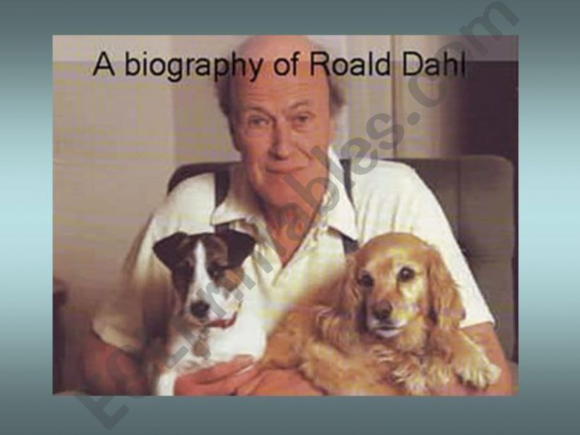 Biography of Roald Dahl powerpoint