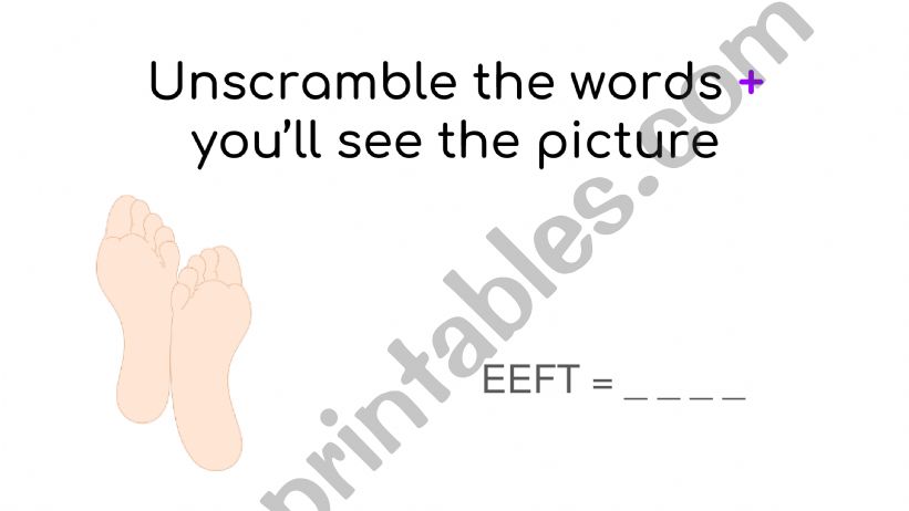 Body Parts powerpoint