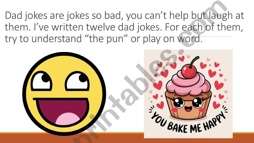 Dad Jokes (Pun-ishment!) powerpoint