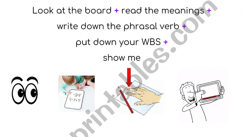 Phrasal Verbs with TURN  powerpoint