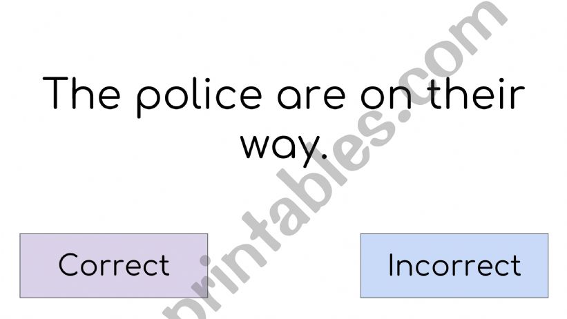 Spot the grammar mistakes powerpoint