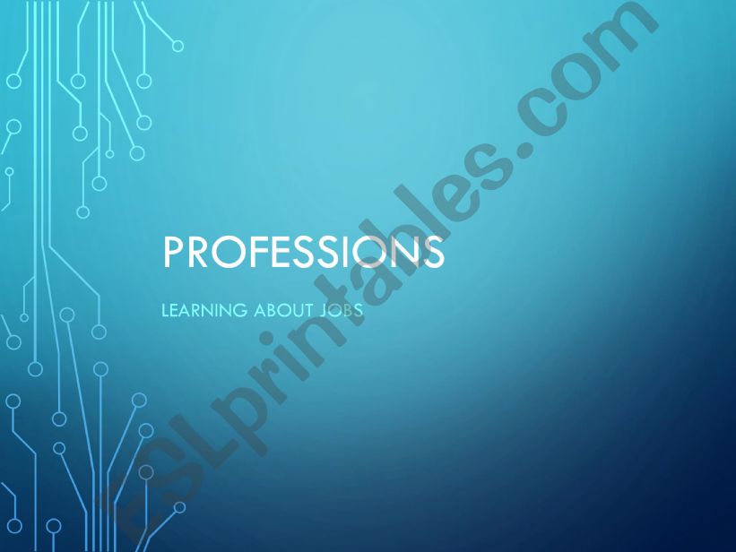 Professions  powerpoint