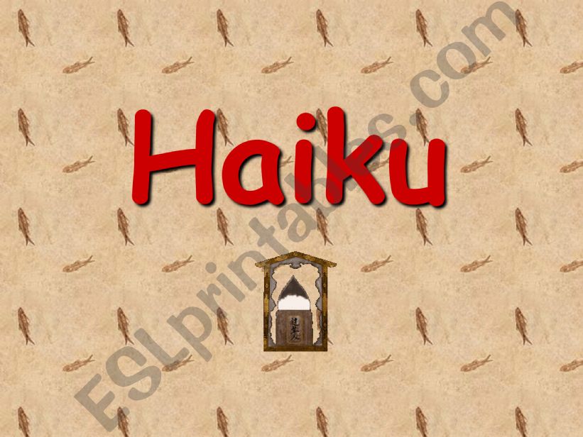 Haiku  powerpoint
