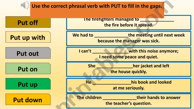 Put It Right! 6 Useful Phrasal Verbs