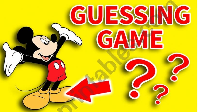 GUESSING GAME CELEBRATION ( EDITABLE)