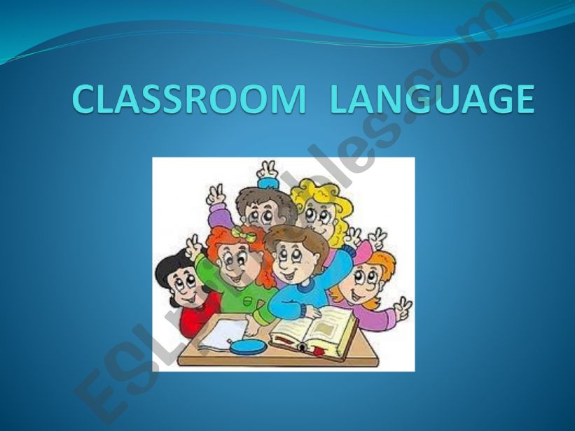 CLASSROOM LANGUAGE powerpoint