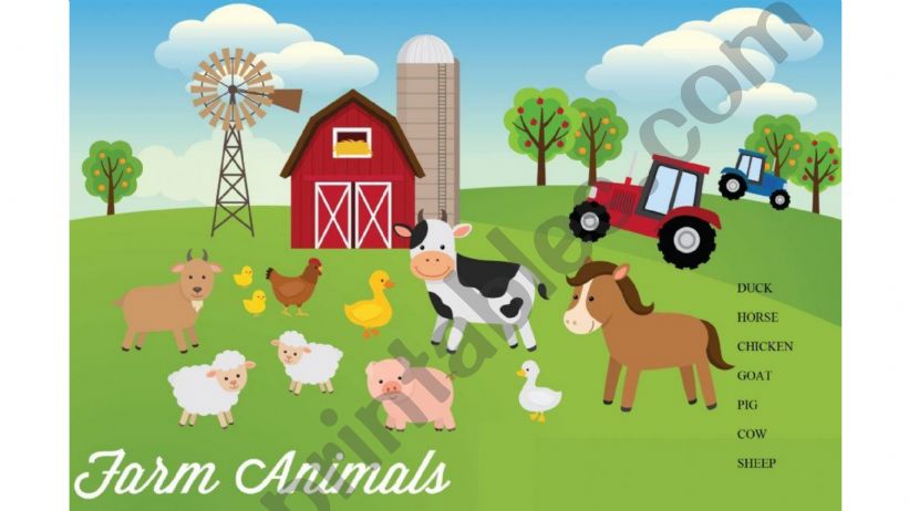 Farm Animals powerpoint