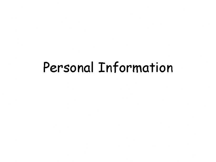 Personal information - Hannah Montana 