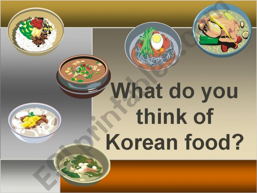 Korean Food powerpoint