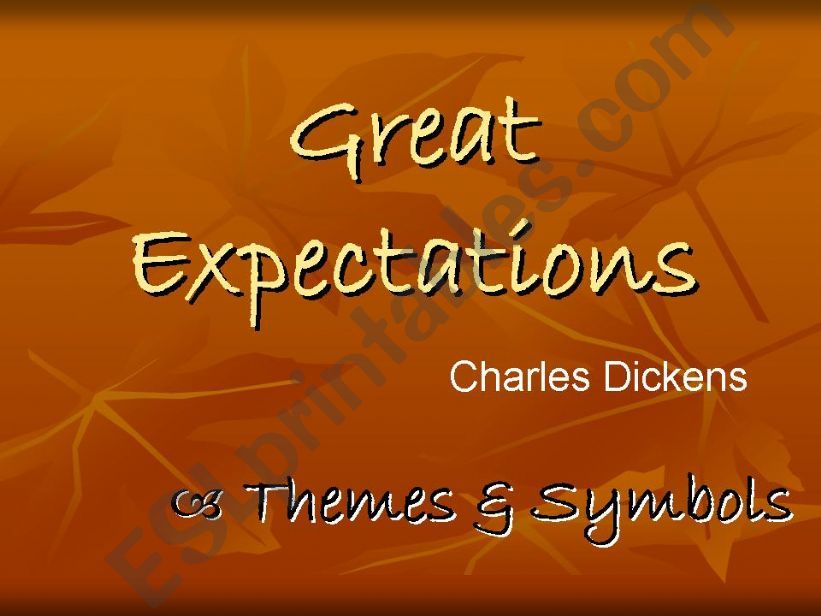 Great Expectations: Themes and Symbols