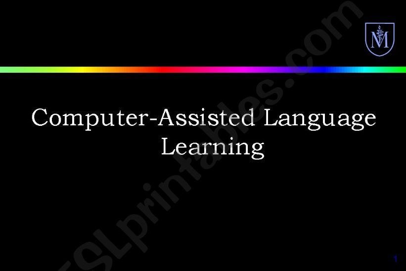 Computer Assisted Language Learning