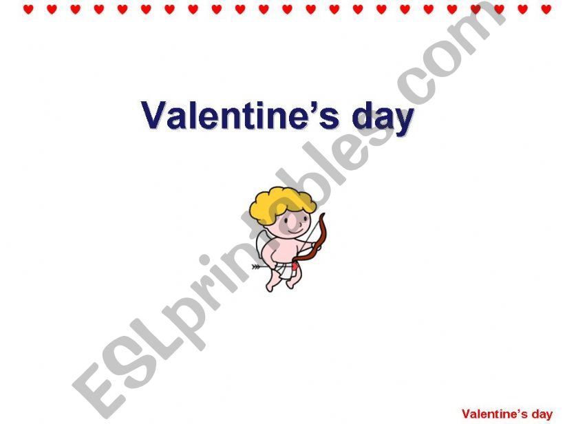 VALENTINES DAY! powerpoint