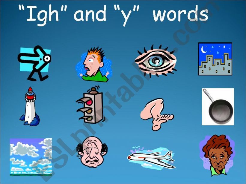 igh and y words powerpoint