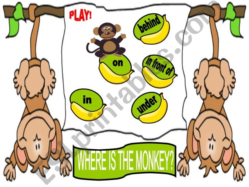 WHERE ISTHE MONKEY? GAME powerpoint