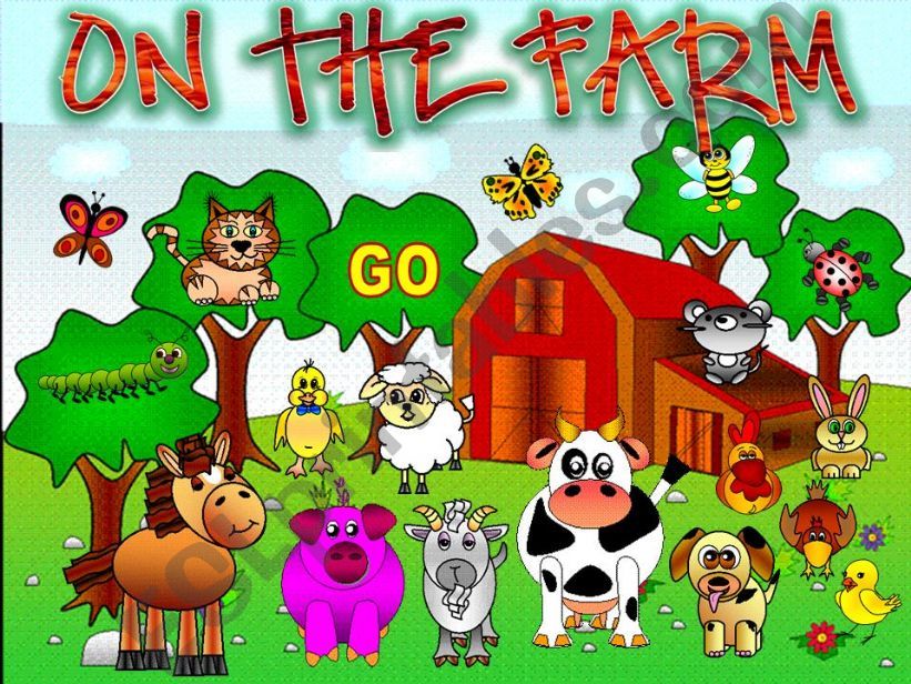 On the farm - Game powerpoint