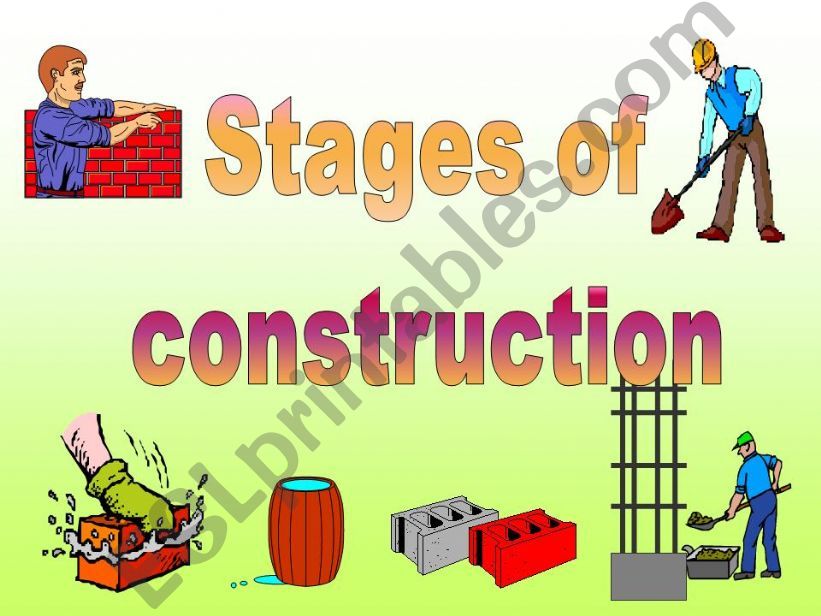 stages of construction powerpoint