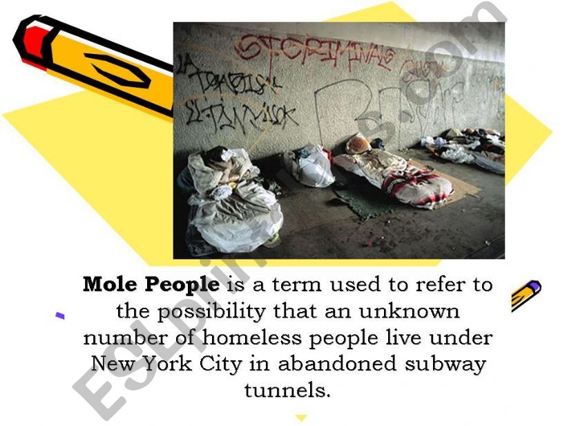 Homeless People powerpoint