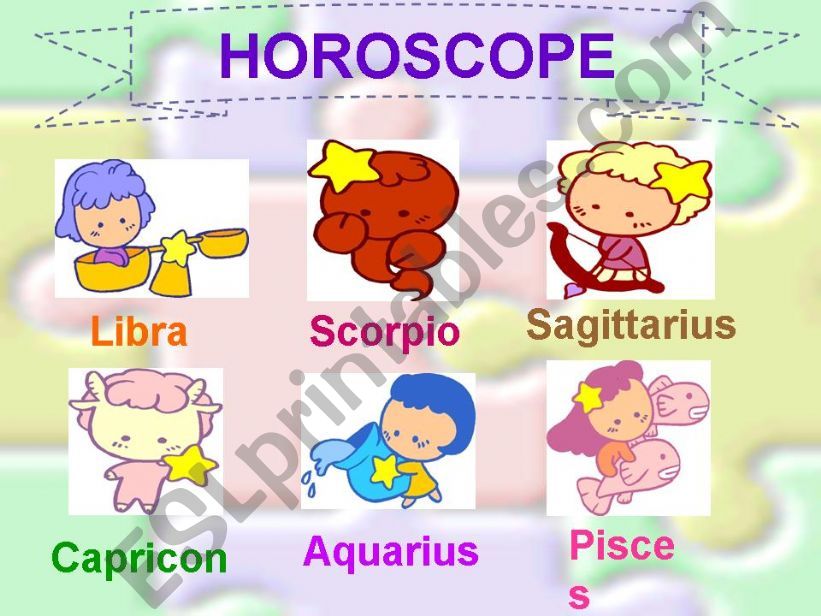 Horoscope 2 powerpoint