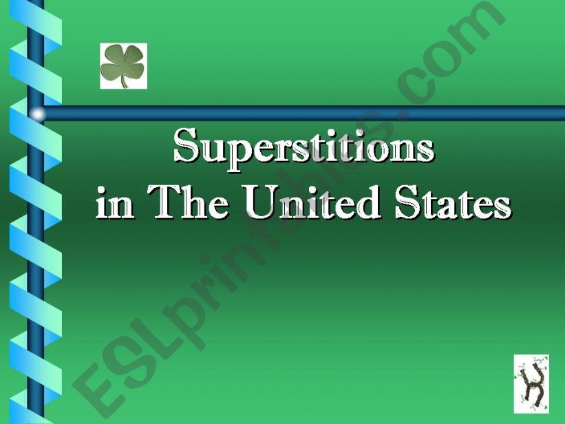 Superstitions in the United States