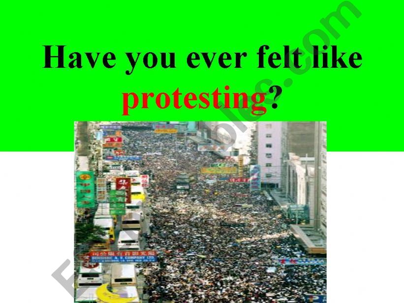 Protest songs powerpoint