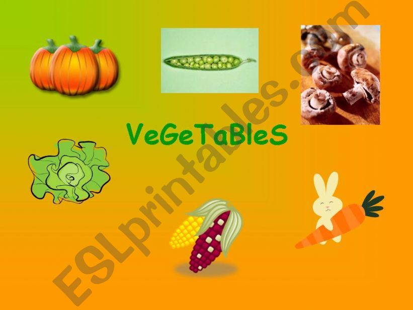 Vegetables powerpoint