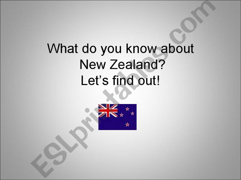 New Zealand powerpoint