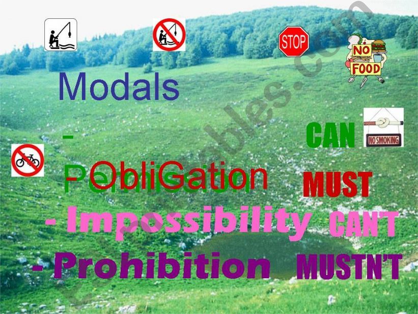 Modals powerpoint