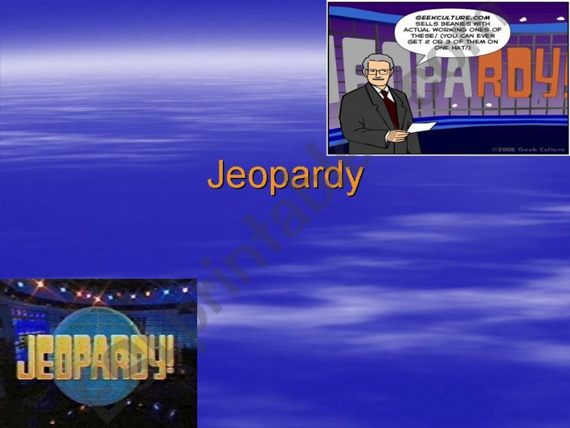 Jeopardy powerpoint