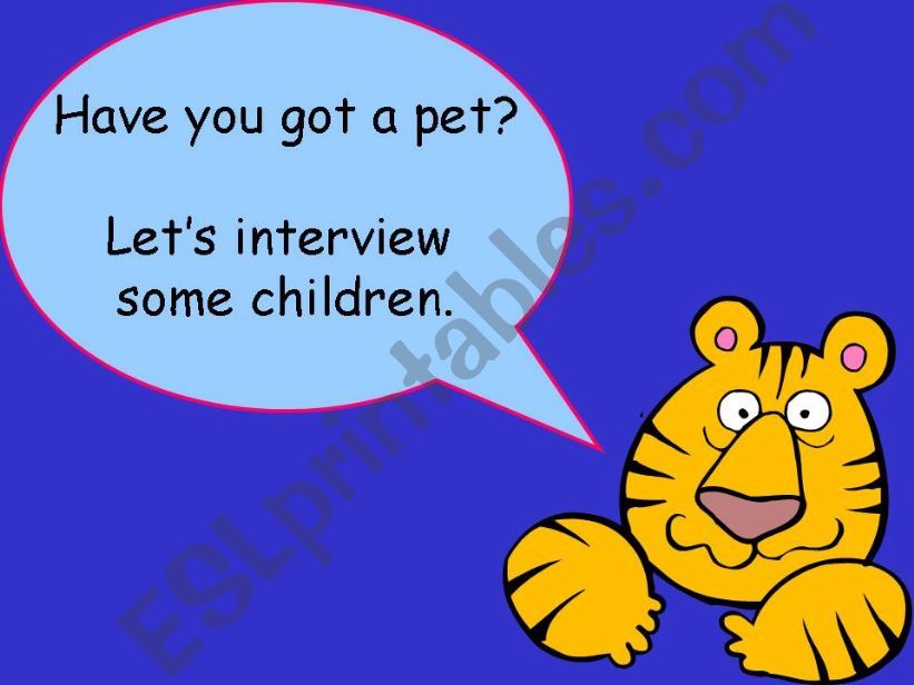 have you got+ pets powerpoint