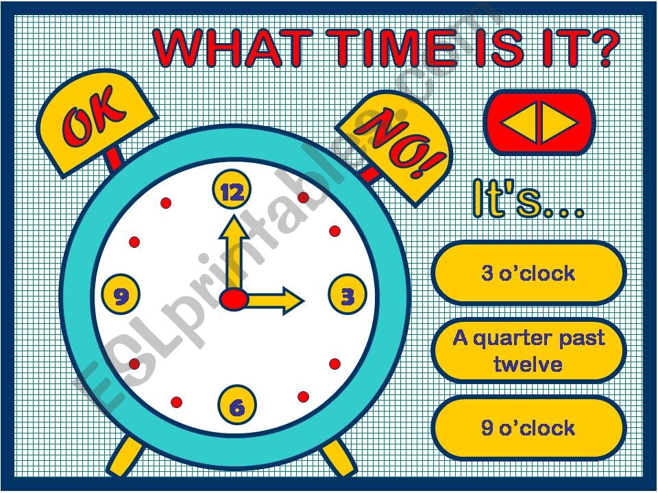 WHAT TIME IS IT? GAME powerpoint