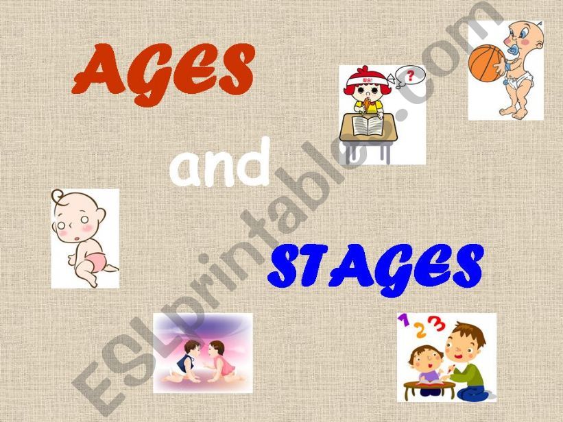 Human age and stage powerpoint