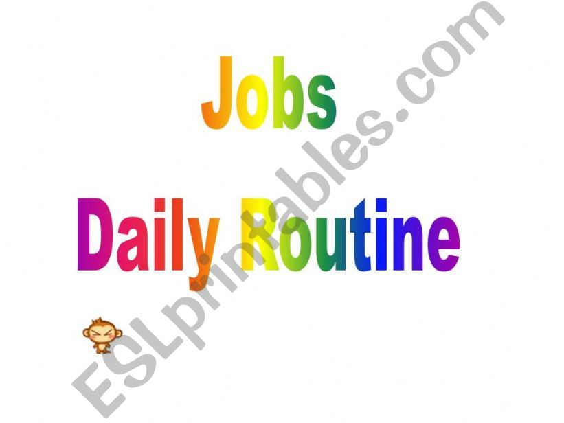 jabs+daily routine powerpoint