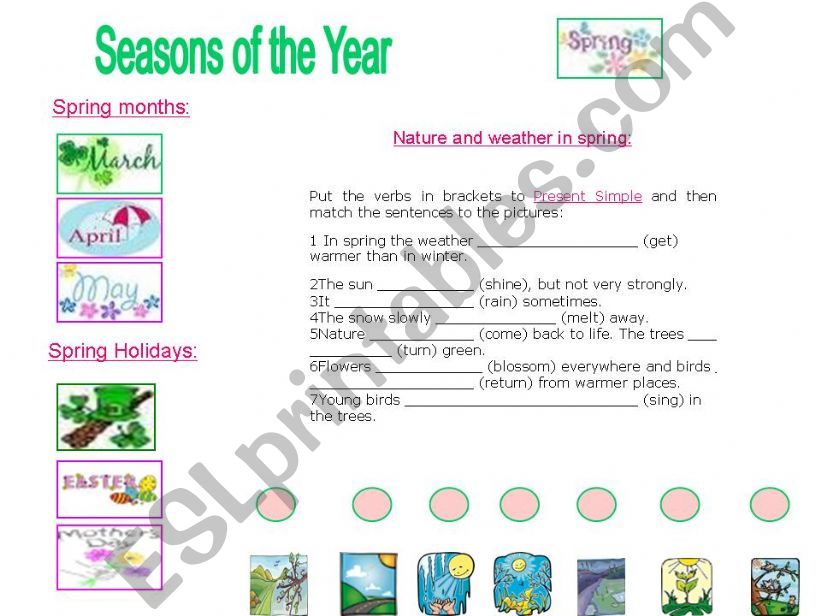 Seasons of The Year - Spring powerpoint