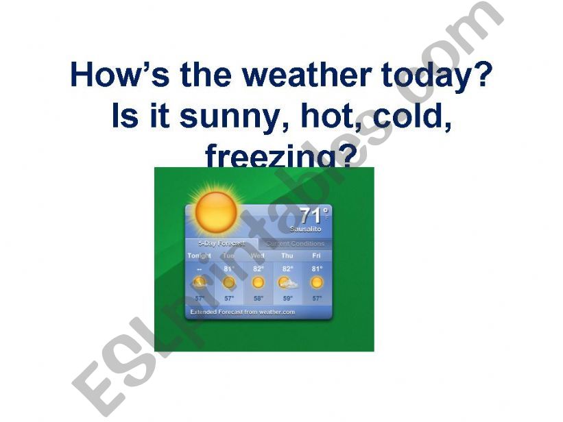 weather  powerpoint